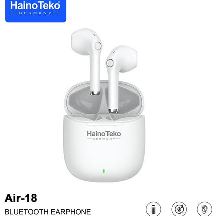 Haino Teko Air 18 True Wireless Earbuds White