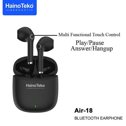 Haino Teko Air 18 True Wireless Earbuds Black
