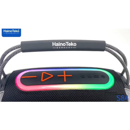 Haino Teko Germany S84 Portable Wireless Bluetooth Speaker Black