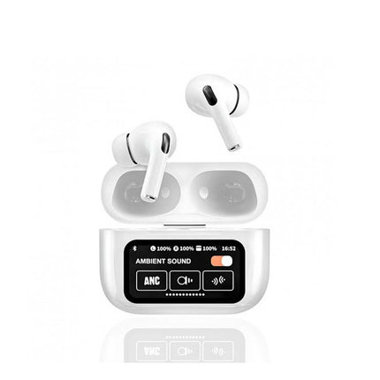 Wisme WT5 Earbuds featuring touch-sensitive controls, wireless Bluetooth technology, and a sleek AirPods-style design
