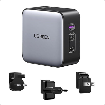 UGREEN 65W Universal Travel Adapter Type C Charger