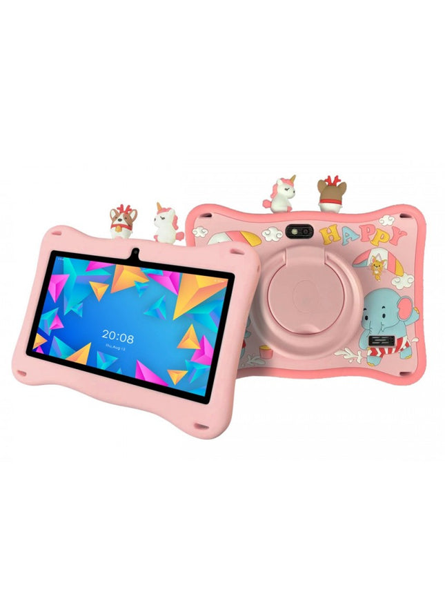 Oteeto TAB 5 Kids 5G Wifi Tablet with 7 Inch IPS LED Display Pink