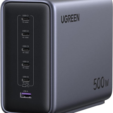 UGREEN Nexode 500W 6-Ports Type C Charging Station