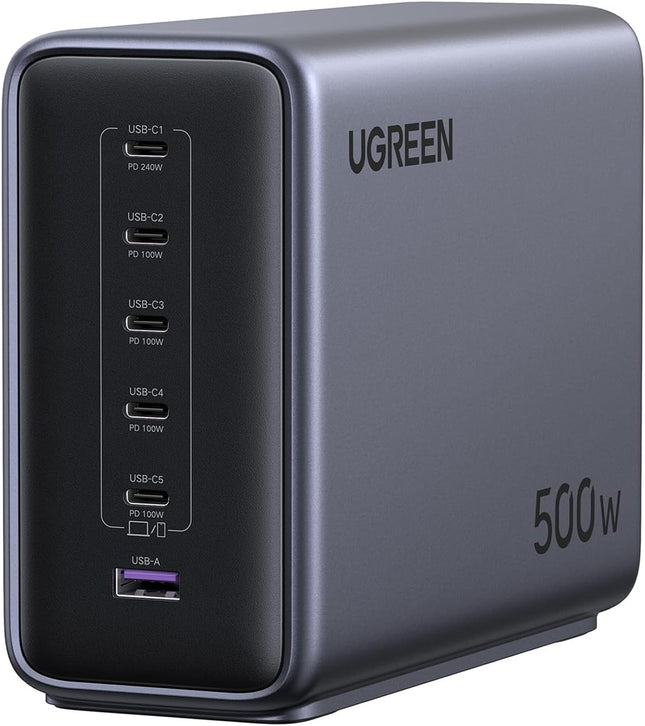UGREEN Nexode 500W 6-Ports Type C Charging Station