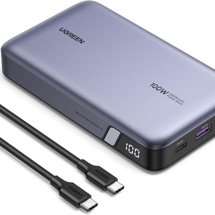 UGREEN Power Bank 20000mAh, 100W Fast Charging
