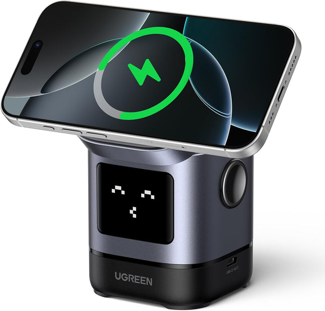 UGREEN 15W Uno Wireless Charger, Qi2 Certified MagSafe Charging