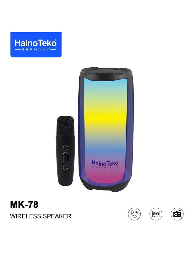 Haino Teko Germany MK78 Bluetooth Speaker With Mic Black