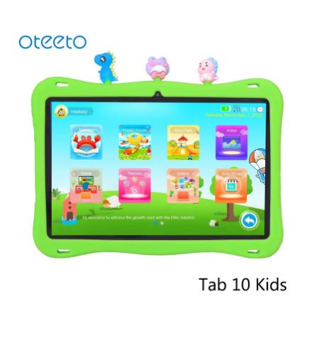Oteeto Tab 10 Kids 10.1 Inch Display Tablet Green
