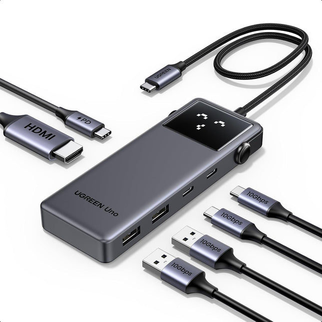 UGREEN Uno 6 in 1 USB C Hub [Different State Emoji]
