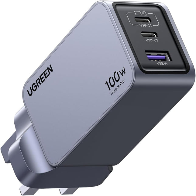 UGREEN Nexode Pro 100W Type C Charger, GaN II Tech 3