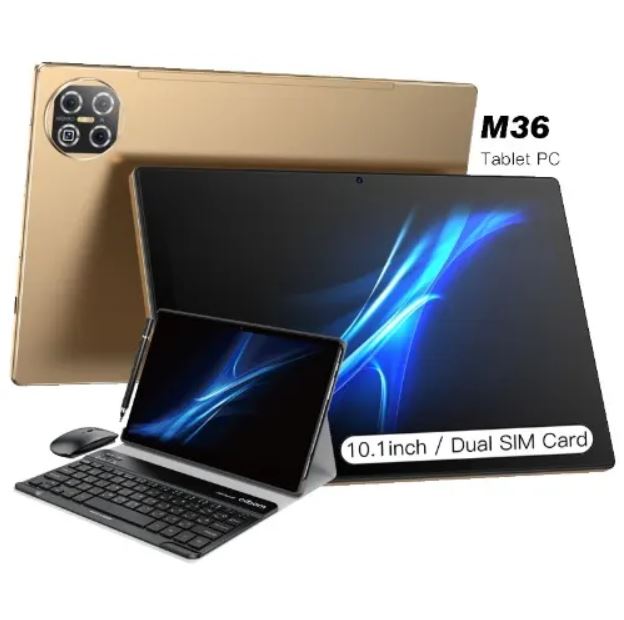 Modio M36 Tablet With 10.1 Inch Screen Dual SIM Gold
