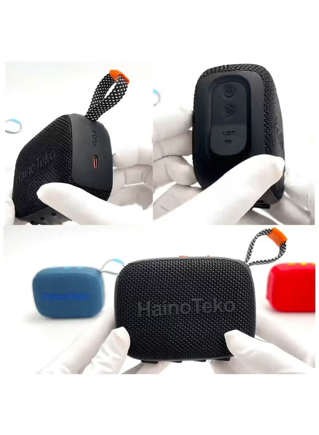 Haino Teko Germany GO 4 Portable Mini Bluetooth Wireless Speaker Black