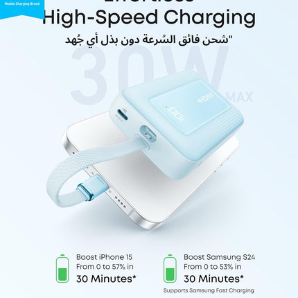 Anker Zolo Power Bank, 10,000mAh 30W High-Speed Portable Charger