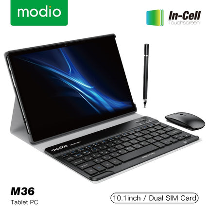 Modio M36 Tablet With 10.1 Inch Screen Dual SIM Blue