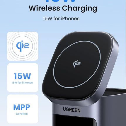 UGREEN Nexode Power Bank 20000mAh 145W Qi2 Certified 15W Wireless Fast Charging