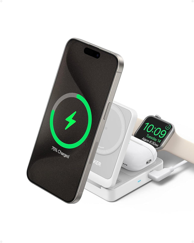 Anker MagGo 3-in-1 Wireless Charging Station
