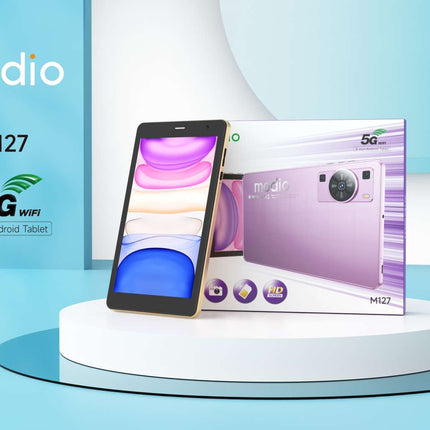 MODIO TAB M127 tablet, 8-inch screen, 8GB of RAM and 256GB of storage Gold