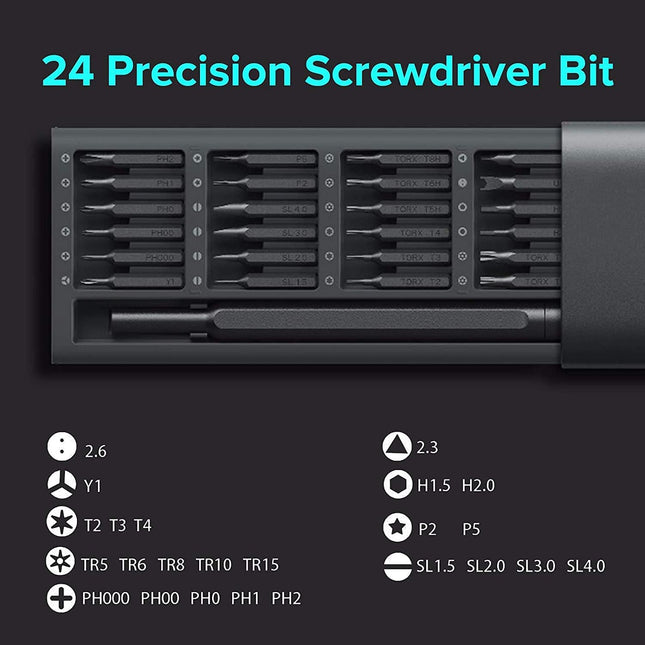 Xiaomi Precision Screwdriver Set | 24 Magnetic Driver Bit Set
