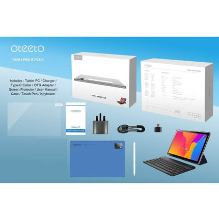 Oteeto Tab 11 Pro 10.1 Inch Display Android Tablet Green