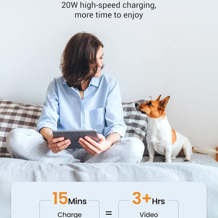 UGREEN iPhone 16 Pro Charger Fast PD 20W USB C Wall Charger Fast Charging Type C .Light Blue