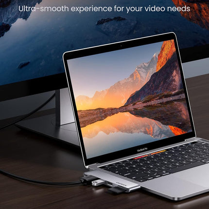 UGREEN Revodok USB C Hub for iPhone 17, MacBook Pro 2023 6-in-2 Type C Hub Adapter with 4K HDMI