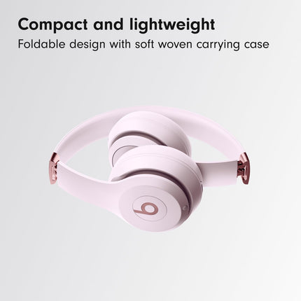 Beats Solo 4 – Wireless Bluetooth On-Ear Headphones Cloud Pink