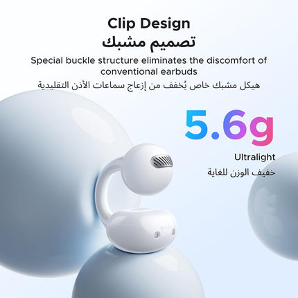 UGREEN ClipBuds Magic, Bluetooth Earbuds with Fun Smart Display