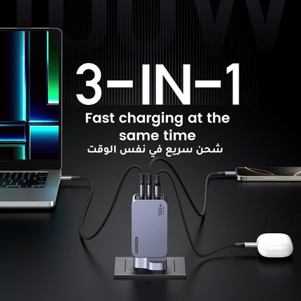UGREEN Nexode Pro 100W Type C Charger, GaN II Tech 3