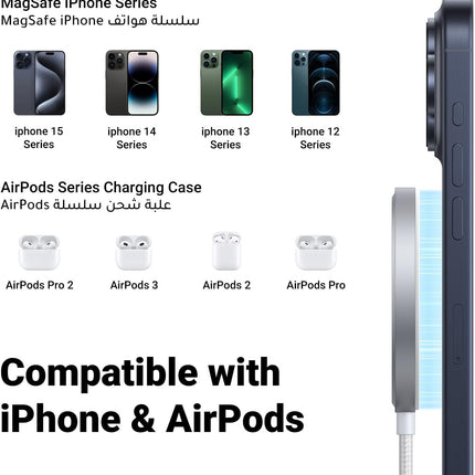 UGREEN Qi2 Magsafe Charger iPhone 16W【Apple MFi Certified】