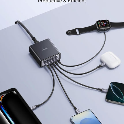 UGREEN Nexode 65W 5-Port USB-C Charging Station