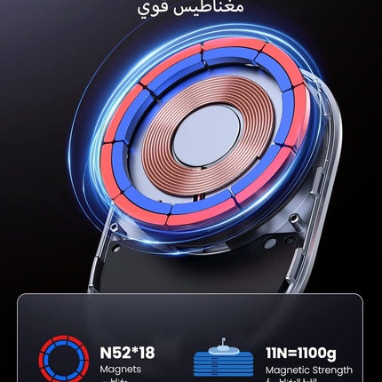 UGREEN iPhone 16 Pro Magsafe Car Wireless Charger Holder 2-in-1 Car Cradle