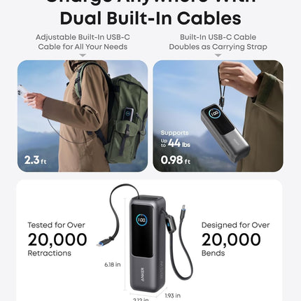 Anker Power Bank, 25,000mAh 165W Ultra-Fast Portable Charger