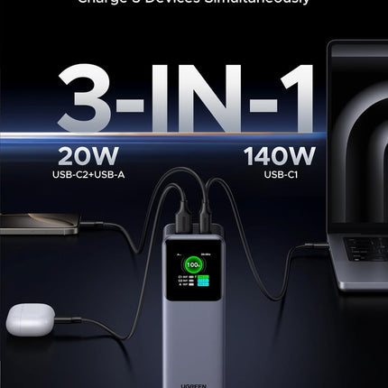 UGREEN Nexode Power Bank 25000mAh 200W