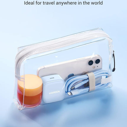 UGREEN iPhone 16 Pro Charger Fast PD 20W USB C Wall Charger Fast Charging Type C .Light Blue