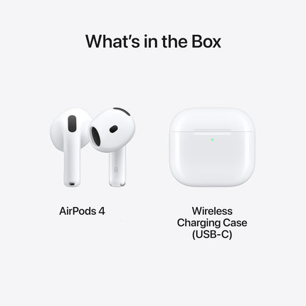 Apple AirPods 4 Wireless Earbuds, Bluetooth Headphones
