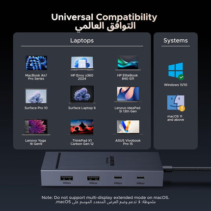 UGREEN Revodock Pro 207 USB C Docking Station 7 in 1