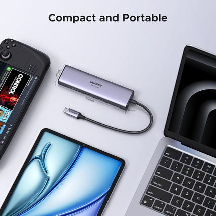 UGREEN Revodok USB C Hub 7 in 1 with [Ethernet and Card Reader]