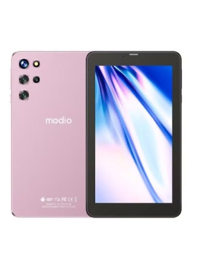 modio M12 7 Inch HD IPS Display Dual SIM Support 6GB RAM 256GB 5G PINK Tablet