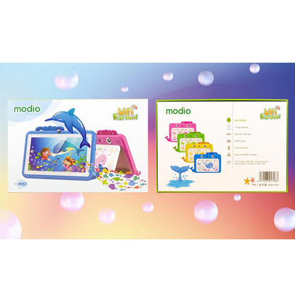 modio M51 Kids Tablet Green 4GB RAM 64GB WIFI With Small School Stationary Set