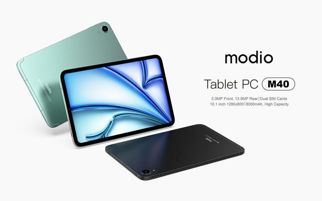 Modio M40 10.1inch Tablet Pc, 8GB RAM+512GB ROM Grey