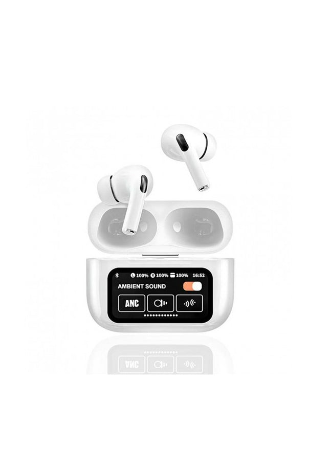 Wisme WT5 Earbuds featuring touch-sensitive controls, wireless Bluetooth technology, and a sleek AirPods-style design