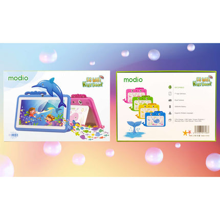 Modio M51 Kids Tablet Dual Camera Blue 4GB RAM 64GB